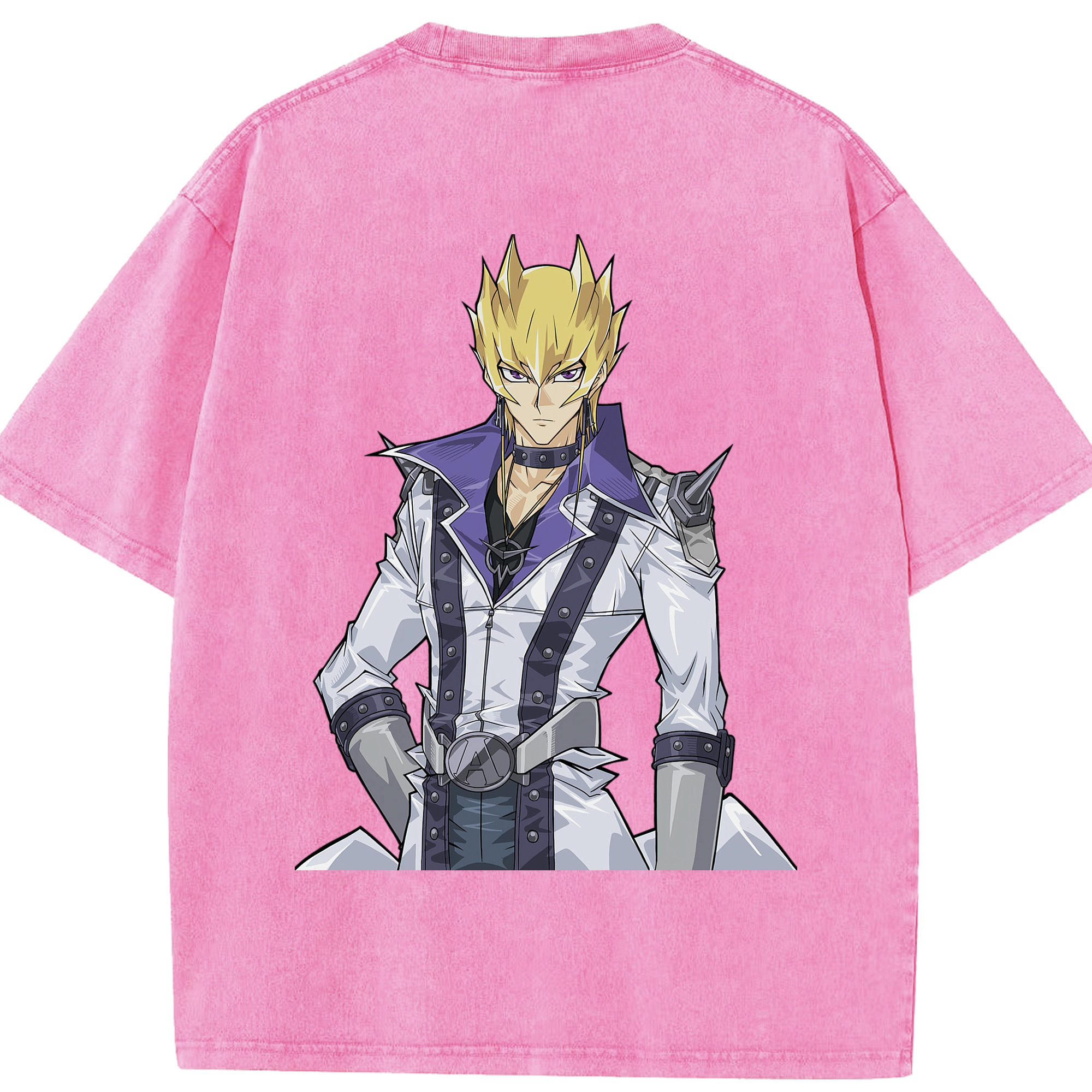 （画像用） 遊☆戯☆王 Yu-Gi-Oh! 綿100% ヴィンテージ風 半袖Tシャツ（背面プリント）